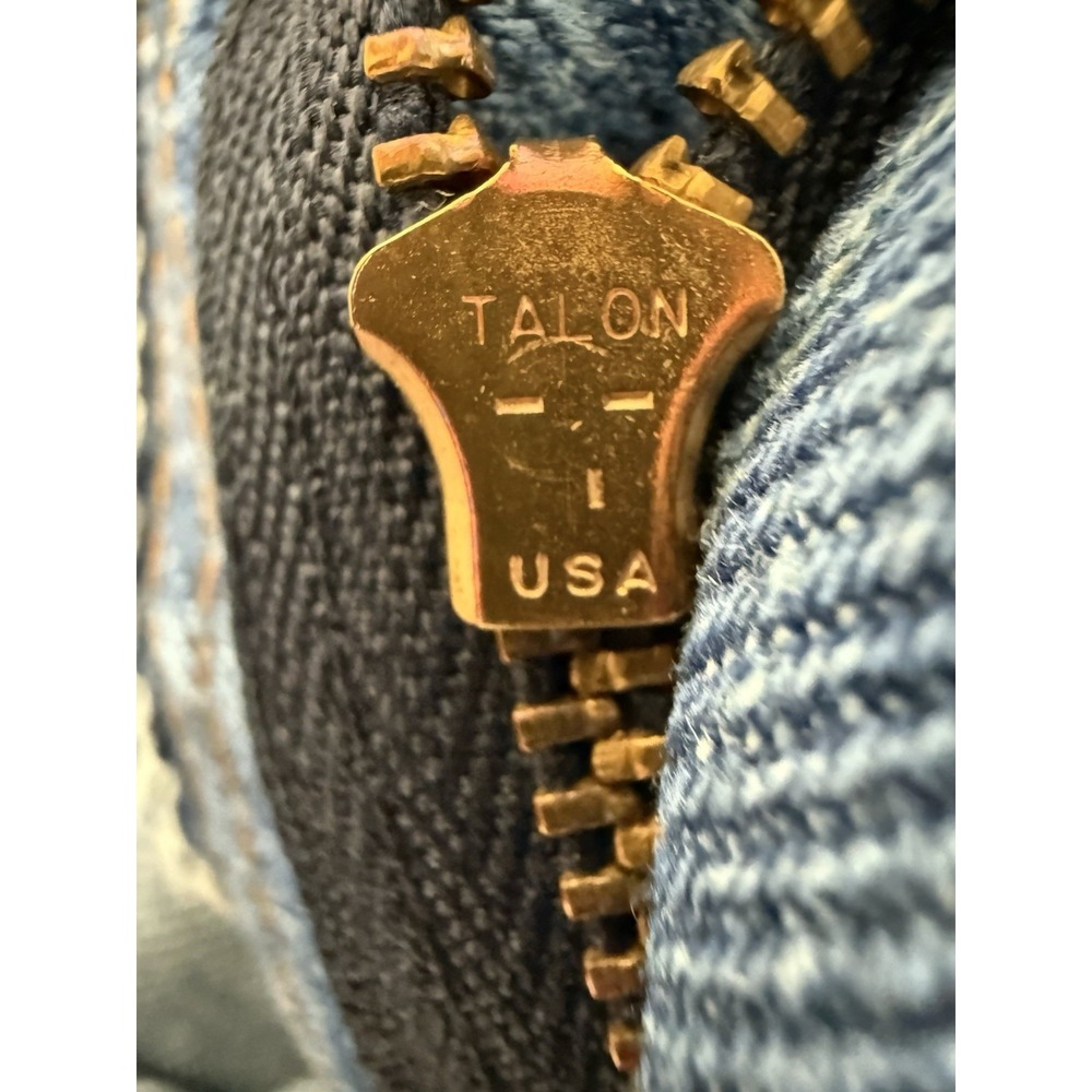Vintage Levi's Orange Tab Jeans Size 32x30 Blue Denim USA Made Talon Zipper - Picture 16 of 16